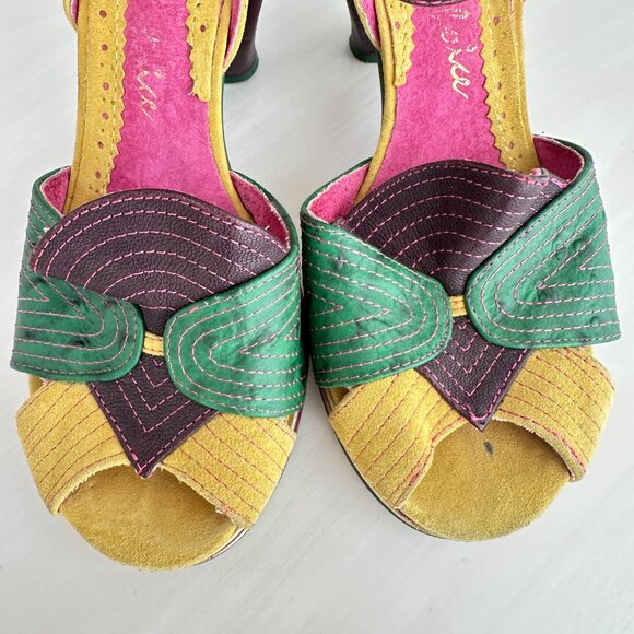Irregular Choice Mardi Gras Heels US10/EUR41 - Picture 4 of 14